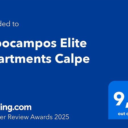 Hipocampos Elite Apartments Кальпе Экстерьер фото